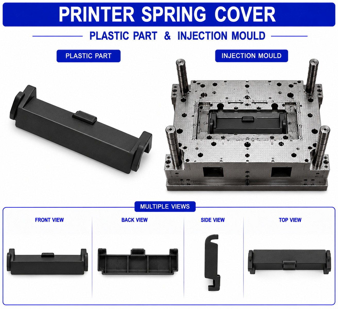 Printer Plastic Spring Cover